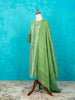 Green Embroidery Kurti along with Dupatta - Diadem