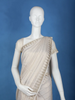 Off-White Lined Sequins Organza Designer Saree - Diadem
