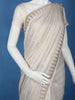 Off-White Lined Sequins Organza Designer Saree - Diadem
