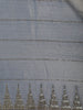Off-White Lined Sequins Organza Designer Saree - Diadem
