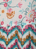 Off White Floral Printed Cotton Kurti