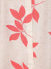 Off White Leaf Design Printed Cotton Kurti - Diadem