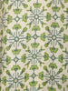 Off White and Green Geometric Floral Printed Cotton Kurti