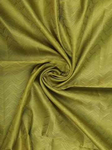 Olive Green Floral Design Zari Woven Soft Silk Saree - Diadem