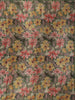 Olive Green Multicolor Floral Printed Synthetic Saree with Embroidered Blouse - Diadem