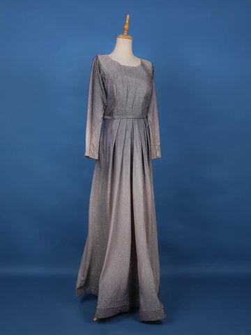 Ombre Effect Glitter Shimmer Party Wear Gown - Diadem