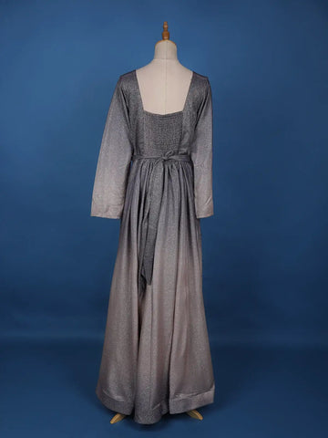 Ombre Effect Glitter Shimmer Party Wear Gown - Diadem