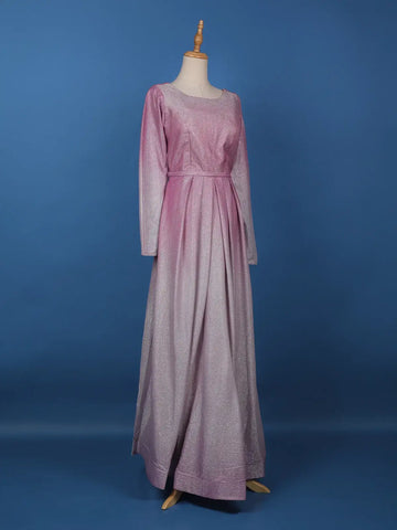 Ombre Effect Glitter Shimmer Party Wear Gown - Diadem