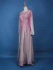 Ombre Effect Glitter Shimmer Party Wear Gown - Diadem
