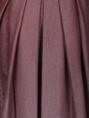 Ombre Effect Glitter Shimmer Party Wear Gown - Diadem