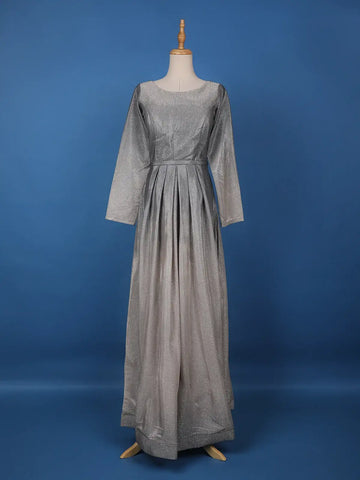 Ombre Effect Glitter Shimmer Party Wear Gown - Diadem