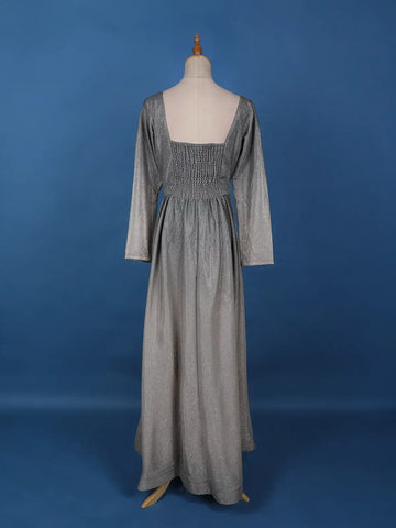 Ombre Effect Glitter Shimmer Party Wear Gown - Diadem