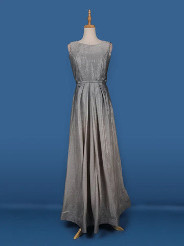 Ombre Effect Shimmer Solid Party Wear Gown - Diadem