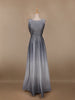 Ombre Effect Shimmer Solid Party Wear Gown - Diadem