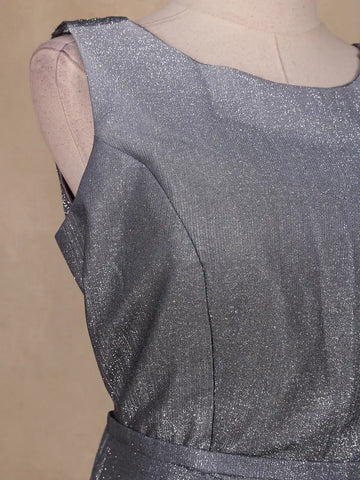 Ombre Effect Shimmer Solid Party Wear Gown - Diadem