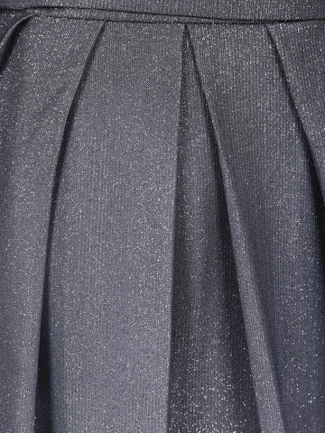 Ombre Effect Shimmer Solid Party Wear Gown - Diadem