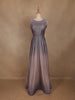 Ombre Effect Shimmer Solid Party Wear Gown - Diadem