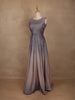 Ombre Effect Shimmer Solid Party Wear Gown - Diadem