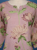 Onion Pink Floral Designed Cotton Salwar Suit - Diadem