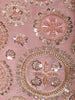Onion Pink Floral Sequins Embroidered Organza Palazzo Suit