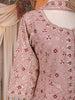 Onion Pink Sequins Design Georgette Palazzo Suit with Choker Dupatta