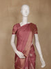 Onion Pink Stripes Design Cotton Saree