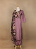 Onion Pink Floral Designed Salwar Suit - Diadem
