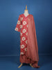 Onion Pink Floral Printed Cotton Salwar Suit - Diadem