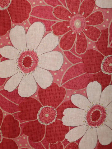 Onion Pink Floral Printed Cotton Salwar Suit - Diadem