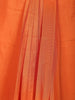 Orange Floral Design Satin Lehenga Suit - Diadem