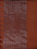 Brown Zigzag Design Kota Cotton Saree - Diadem