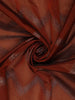 Brown Zigzag Design Kota Cotton Saree - Diadem
