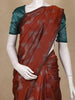 Brown Zigzag Design Kota Cotton Saree - Diadem