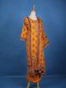 Orange Diamond Designed Cotton Salwar Suit - Diadem