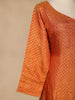 Orange Dot Designed Tissue Silk Gown - Diadem