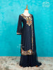 Navy Blue Palazzo Salwar suit for Girls with Embroidery Kurta along with Dupatta - Diadem