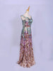 Multicolor Net Gown Embellished with Full Sequins - Diadem