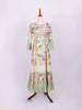 Multicolor Long Kurti Adorned with Floral Prints and Thread work - Diadem