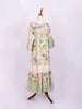 Multicolor Long Kurti Adorned with Floral Prints and Thread work - Diadem