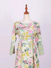 Multicolor Long Kurti Adorned with Floral Prints and Thread work - Diadem