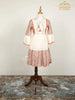 Ivory Kurti Adorned with Floral Thread work - Diadem