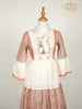 Ivory Kurti Adorned with Floral Thread work - Diadem