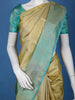 Pale Gold Tree Design Zari Woven Soft Silk Saree - Diadem