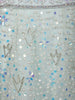 Pale Green Floral Embroidery Bridal Net Lehenga - Diadem