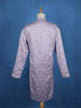 Pale Lavender Floral Designed Cotton Kurta Set, With Pant - Diadem