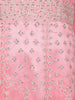 Pale Pink Floral Designed Net Salwar Suit - Diadem