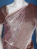 Pale Pink Floral Designed Semi Tissue Saree - Diadem
