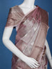 Pale Pink Floral Designed Semi Tissue Saree - Diadem