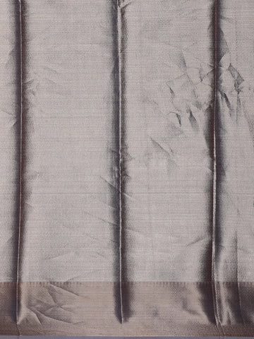 Pale Pink Floral Designed Semi Tissue Saree - Diadem