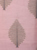 Pale Pink Leaf Designed Cotton Kurti - Diadem